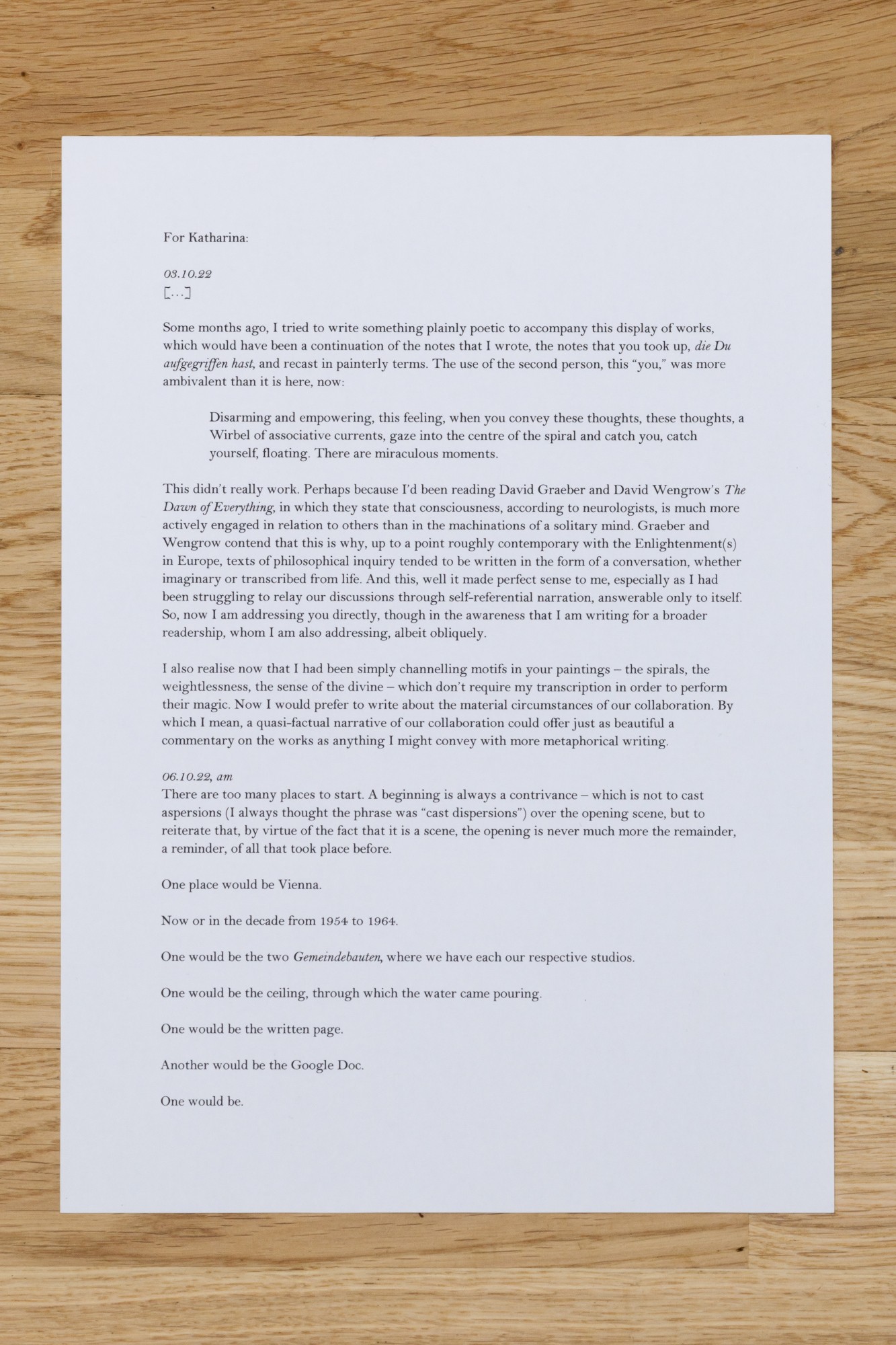 Miriam Stoney, Textual Situation (Too Many Words), 2022